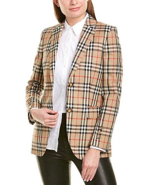 womens burberry blazer